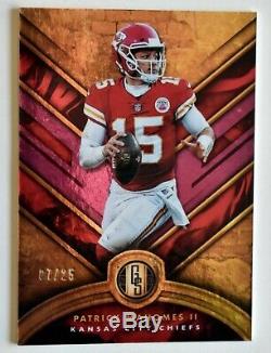 2019 Gold Standard PATRICK MAHOMES II Rose Gold /25 CHIEFS Super Bowl MVP SSP