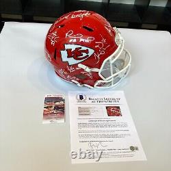 2019 Kansas City Chiefs Super Bowl Champs Team Signed Helmet JSA & Beckett COA