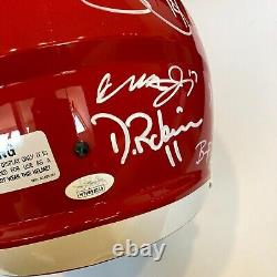 2019 Kansas City Chiefs Super Bowl Champs Team Signed Helmet JSA & Beckett COA