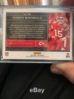 2019 Panini One Patrick Mahomes Auto Patch #06/35 Chiefs Super Bowl MVP
