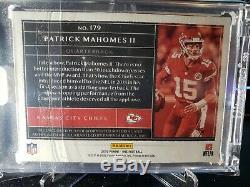 2019 Panini One Patrick Mahomes Auto Patch #30/35 Chiefs Super Bowl MVP