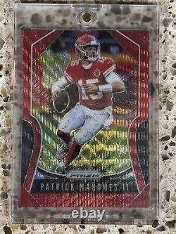 2019 Panini Prizm #210 Patrick Mahomes Red Wave 035/149 Super Bowl MVP Chiefs