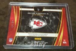 2019 Panini Select Mecole Hardman Laundry Tag 1/1 One of One Chiefs Super Bowl