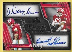 2019 Playbook Super Bowl Teammates Dual Autos Willie Lanier/Emmitt Thomas 1/5