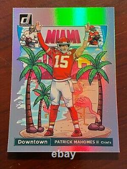 2020 Donruss Patrick Mahomes II Downtown #D-PAM Miami Super Bowl KC Chiefs SSP
