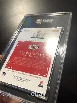 2020 Impeccable Travis Kelce Super Bowl LIV Champions Auto /35 SGC 10/10 Chiefs