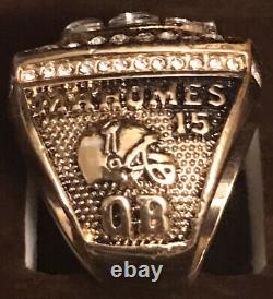 2020 KANSAS CITY CHIEFS SUPER BOWL LIV CHAMPION MAHOMES MVP Sz 9 RING & PINE BOX