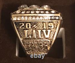 2020 KANSAS CITY CHIEFS SUPER BOWL LIV CHAMPION MAHOMES MVP Sz 9 RING & PINE BOX