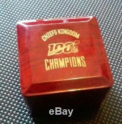 2020 Kansas City Chiefs Super Bowl LIV Championship MAHOMES MVP RING Sz13 WithBOX