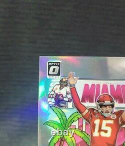 2020 NFL Optic Patrick Mahomes CASE HIT Chiefs Superbowl Edition DOWNTOWN Rare