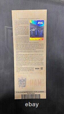 2020 Super Bowl 54 LIV Full Ticket NM Green Chiefs 49ers With PIN and Lanyard