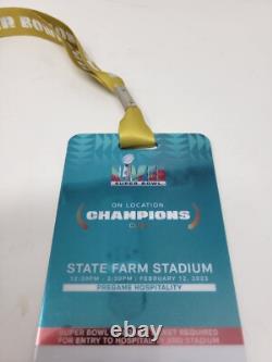 2020 Super Bowl LIV Access Passes Club Pregame Hospitality Pass & Lanyard Chiefs