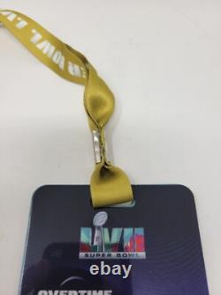 2020 Super Bowl LIV Access Passes Club Pregame Hospitality Pass & Lanyard Chiefs