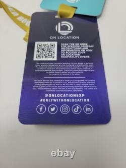 2020 Super Bowl LIV Access Passes Club Pregame Hospitality Pass & Lanyard Chiefs