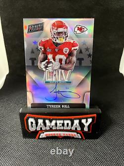 2021 Panini Donruss Tyreek Hill Super Bowl Signatures On Card Auto