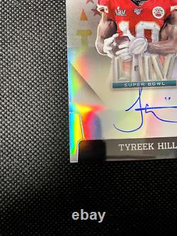 2021 Panini Donruss Tyreek Hill Super Bowl Signatures On Card Auto