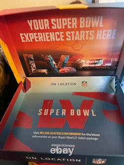 2021 SUPER BOWL 55 NFL ON LOCATION TICKET COMMORATIVE BOX CHIEFS BUCS not ticket