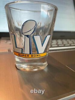 2021 Super Bowl LIV 55 Tampa Bay Bucs vs KC Chiefs Shot Glass TOM BRADY LAST SB