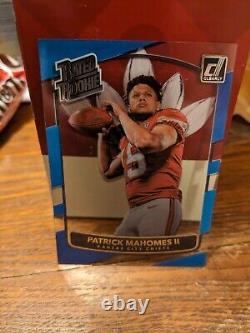 2022 Donruss Clearly Patrick Mahomes Rookie 2 Time Super Bowl Winner Chiefs