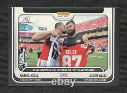 2022 Panini Instant BLACK #218 Travis Kelce Jason Kelce Brothers Super Bowl 1/1