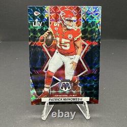 2022 Panini Mosaic- Super Bowl MVPs Genesis Mosaic Prizm #293 Patrick Mahomes II