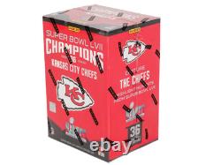 2022 Panini Super Bowl LVII Champions Kansas City Chiefs Football Box (Set)