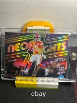 2022 Spectra Neon Nights Patrick Mahomes SSP? Case Hit Chiefs Super Bowl