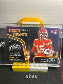 2022 Spectra Neon Nights Patrick Mahomes SSP? Case Hit Chiefs Super Bowl