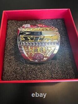 2023 Kansas City Chiefs STM Season Ticket Gift Super Bowl Ring Paperweight