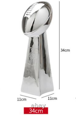 2023 Kansas City Chiefs Super Bowl LVII Vince Lombardi Trophy Height 34CM