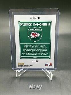 2023 Optic Patrick Mahomes Downtown Super Bowl Black Pandora #/25