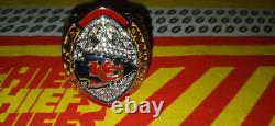 2024 Kansas City Chiefs Super Bowl LVIII 58 Ring Paperweight STM Gift NIB Lot 2