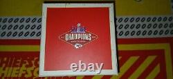 2024 Kansas City Chiefs Super Bowl LVIII 58 Ring Paperweight STM Gift NIB Lot 2