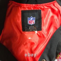 2025 NFL Super Bowl LIX New Orleans Chiefs Eagles Twill Jacket w Logos Size 5XL