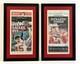 2 2023 & 2024 Kansas City Chiefs Super Bowl Championship Framed Real Newspapers