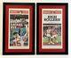 2 2023 & 2024 Kansas City Chiefs Super Bowl Championship Framed Real Newspapers