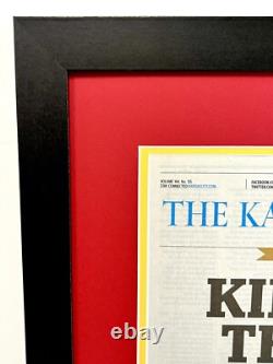 2 2024 Kansas City Chiefs Super Bowl & AFC Championship Framed REAL Newspapers
