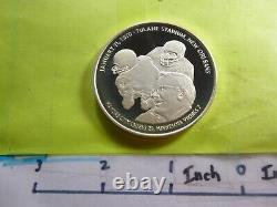 2 Oz Super Bowl IV Champs Kansas City Chiefs Over Vikings 999 Silver Coin #z