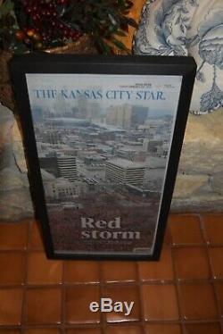 2 Set Kansas City Chiefs Framed Complete Newspapers Super Bowl LIV Champions