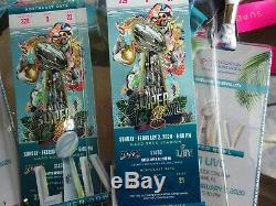 2 Super Bowl LIV Ticket Stubs + Hospitality Passes + Lanyards Chiefs 49ers 2020