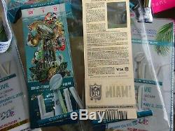 2 Super Bowl LIV Ticket Stubs + Hospitality Passes + Lanyards Chiefs 49ers 2020