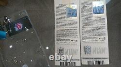 2 Super Bowl LIV Ticket Stubs + Hospitality Passes + Lanyards Chiefs 49ers 2020
