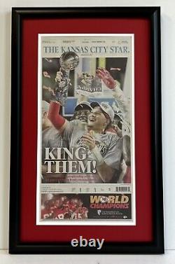 (3) 2019-2020 Kansas City Chiefs Super Bowl Framed REAL Newspaper 49ers Mahomes