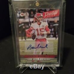 (3) Patrick Mahomes 1/1 Auto, Rookie autograph! Superbowl MVP! Chiefs! Ssp