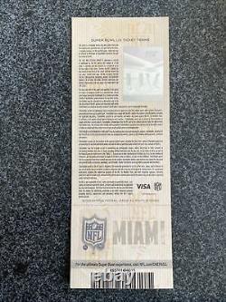 3-Super Bowl LIV 2020 Miami Ticket Stubs Chiefs 49ers Mahommes Different Colors