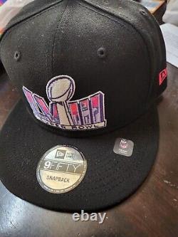 49ers Chiefs New Era Super Bowl LVIII Las Vegas Hat Snapback Black Exclusive