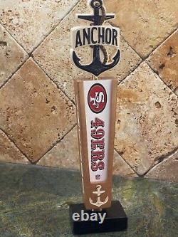 49ers + Kansas City Chiefs Super Bowl Commemorative Beer Tap Handle -brand New