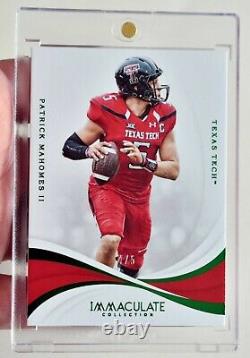 /5 PATRICK MAHOMES II 2019 ImmaculateChiefs SUPER BOWL Emerald SSP Texas Tech