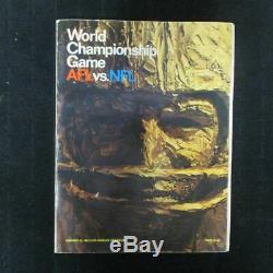 AFL vs. NFL World Championship Game Program Super Bowl Packers vs Chiefs