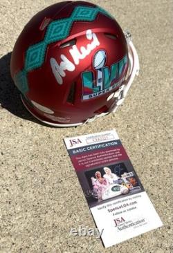 ANDY REID SIGNED Mini Helmet JSA COA SUPER BOWL LVII Kansas City Chiefs